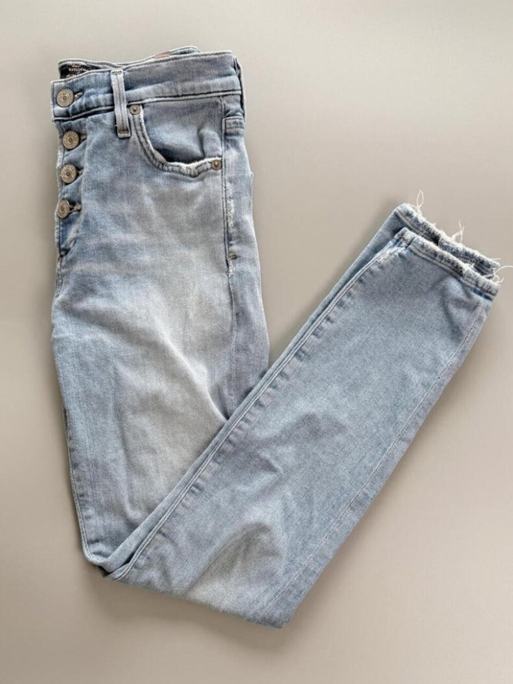 Citizens of Humanity Rocket Ankle Jeans Mid‎ Rise Skinny Light Wash - Size 25